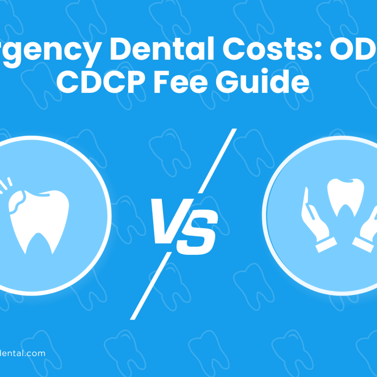 EmergencyDentalCostsODAVsCDCPFeeGuide